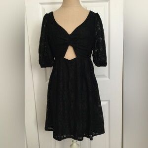 NSR Black Lace Dress
